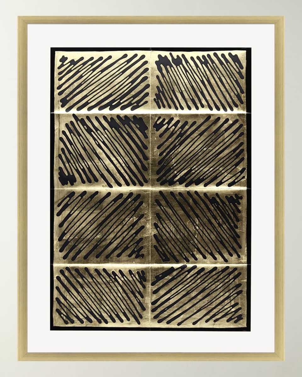 "Galvanize in Gold II" Framed Giclee